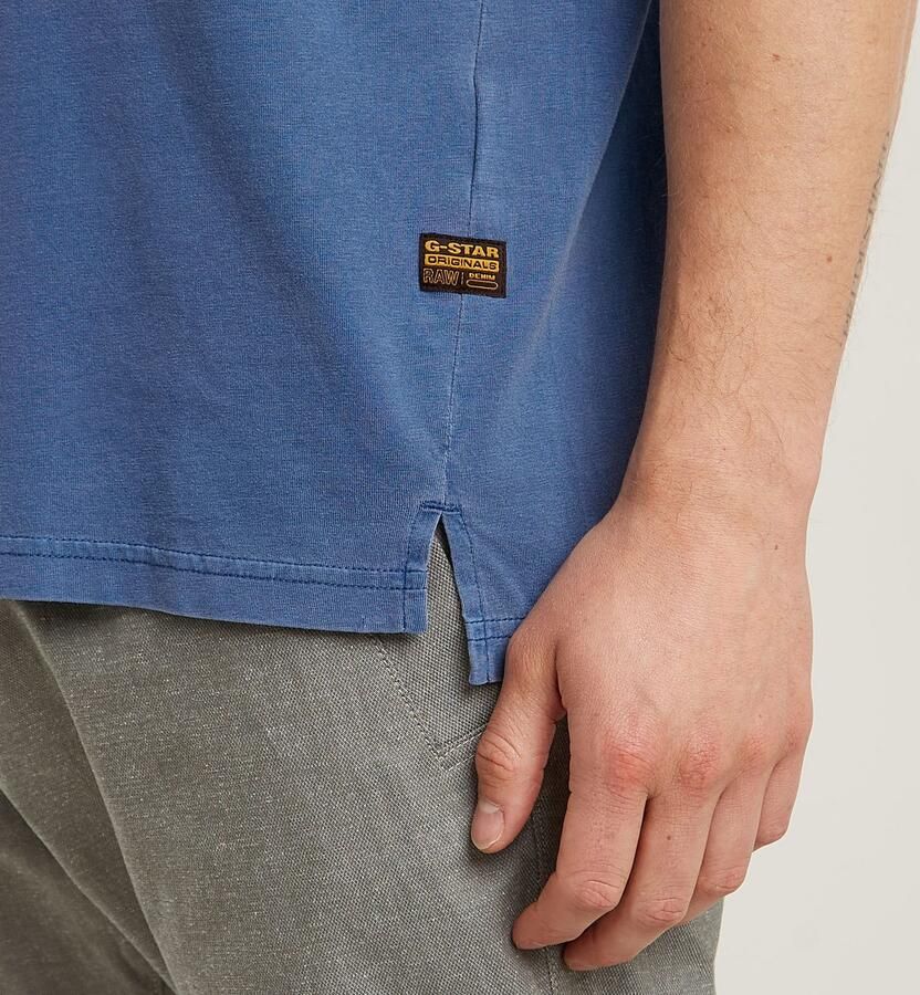 G-Star RAW T-shirt Nifous Ronde hals met ribinzet - Foto 4