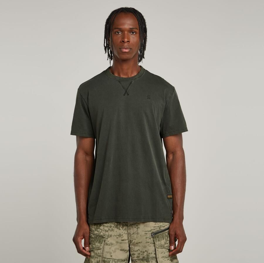 G-Star RAW T-shirt Nifous Ronde hals met ribinzet - Foto 6
