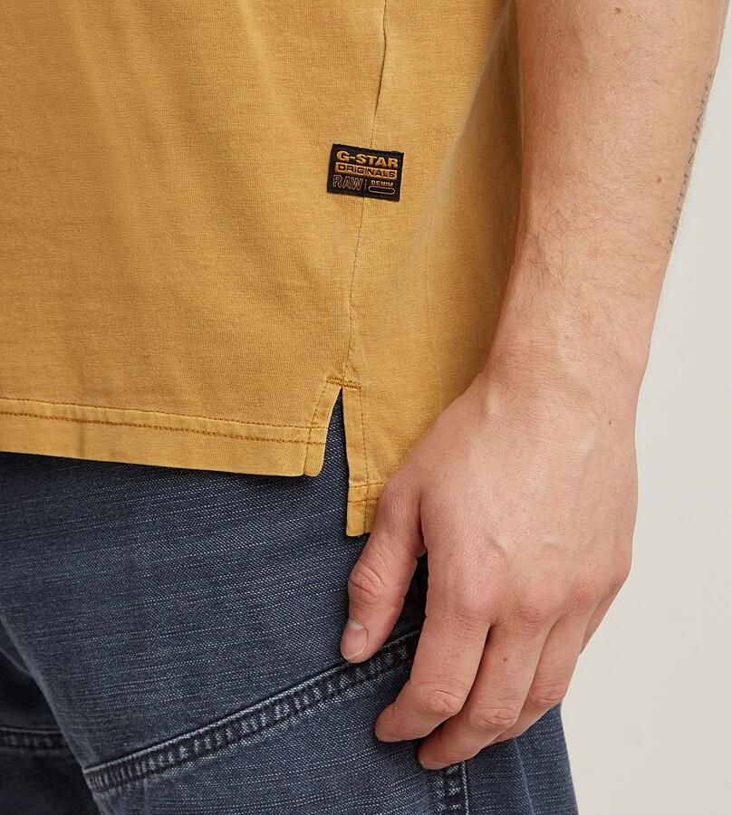 G-Star RAW T-shirt Nifous Ronde hals met ribinzet - Foto 5