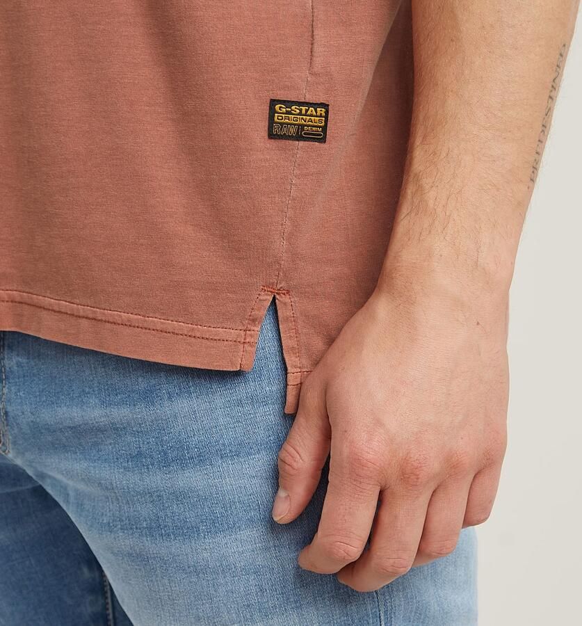 G-Star RAW T-shirt Nifous Ronde hals met ribinzet - Foto 4