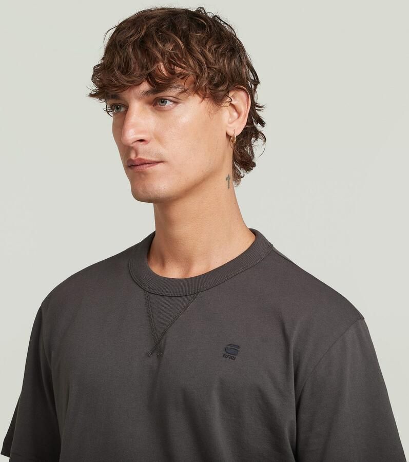 G-Star RAW T-shirt Nifous Ronde hals met ribinzet - Foto 2