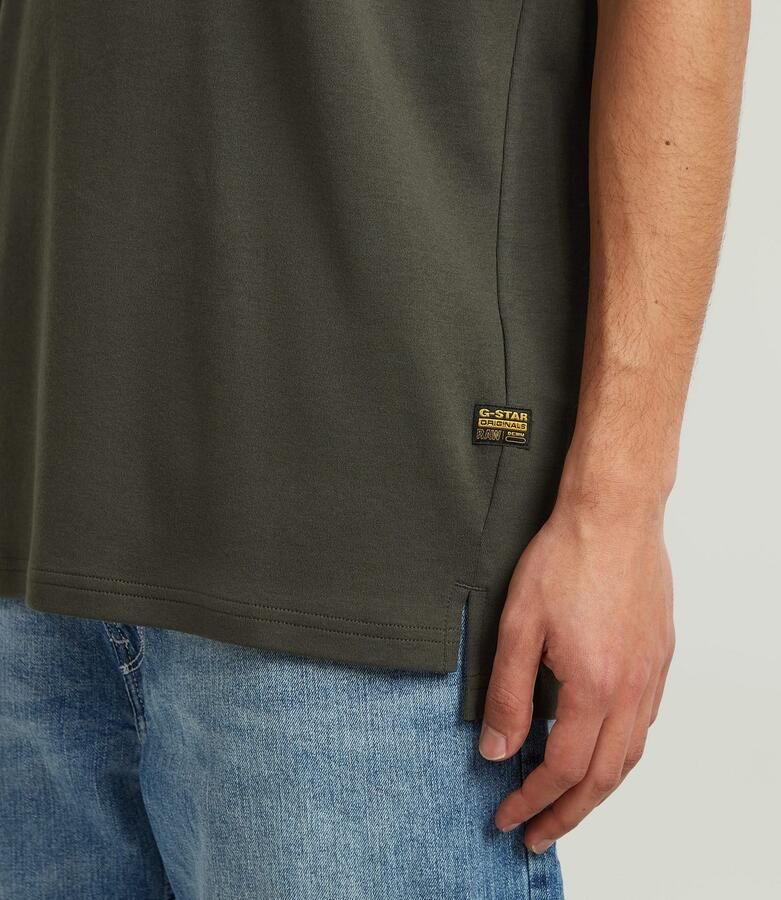 G-Star RAW T-shirt Nifous Ronde hals met ribinzet - Foto 3