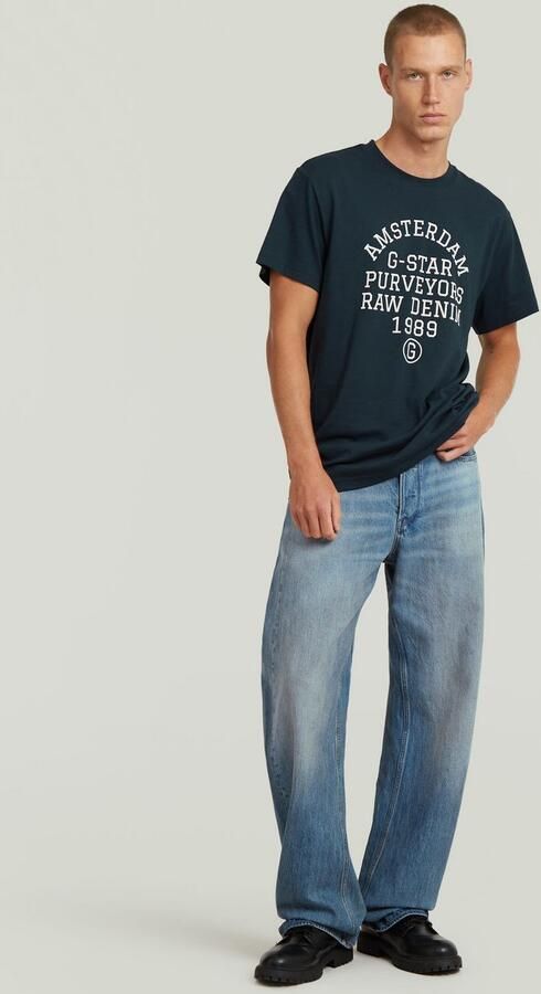 G-Star RAW T-shirt Purveyors met ronde hals frontprint - Foto 4