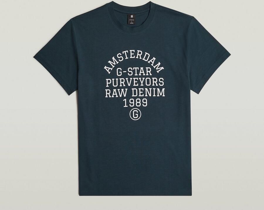G-Star RAW T-shirt Purveyors met ronde hals frontprint - Foto 3