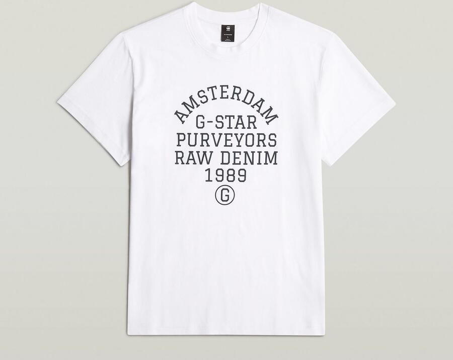G-Star RAW T-shirt Purveyors met ronde hals frontprint - Foto 3