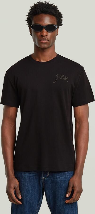 G-Star RAW T-shirt Script met ronde hals van katoen - Foto 10