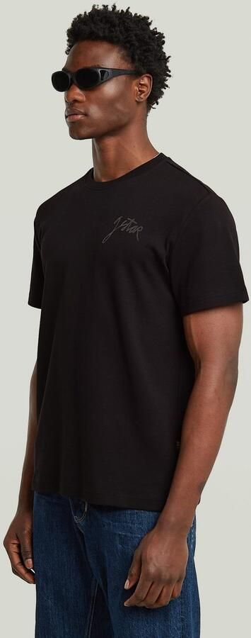 G-Star RAW T-shirt Script met ronde hals van katoen - Foto 9