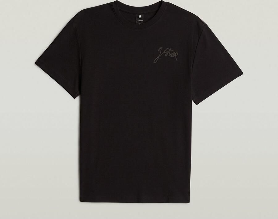 G-Star RAW T-shirt Script met ronde hals van katoen - Foto 4