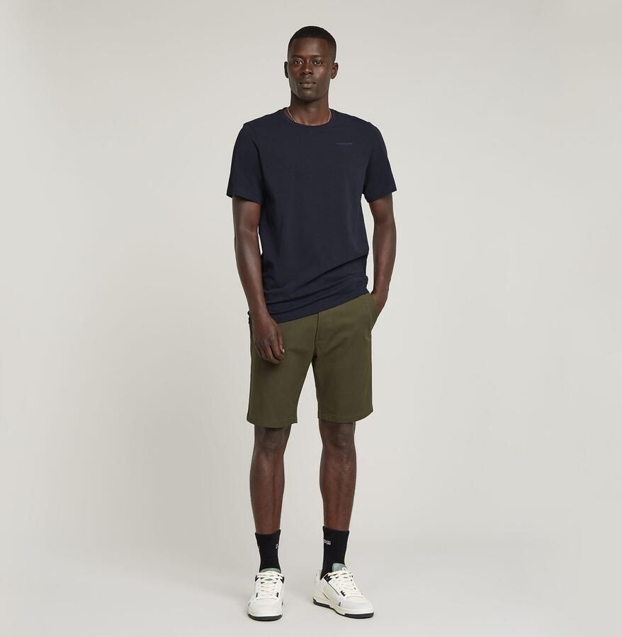 G-STAR RAW Heren Polo's & T-shirts Slim Base R T S s Donkerblauw - Foto 5