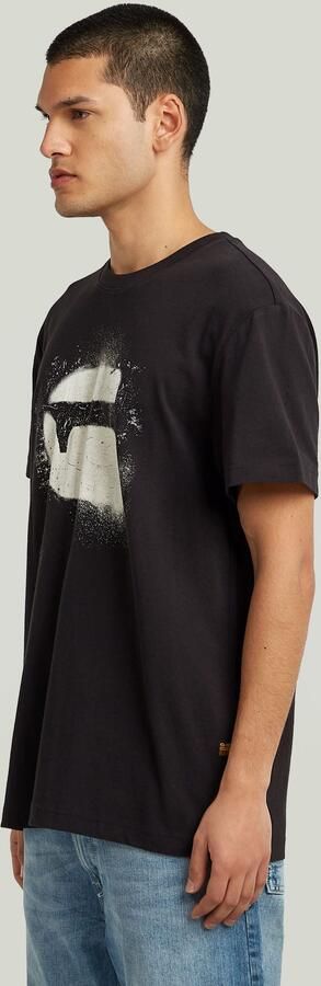 G-Star RAW T-shirt Spray G Logo met ronde hals - Foto 6