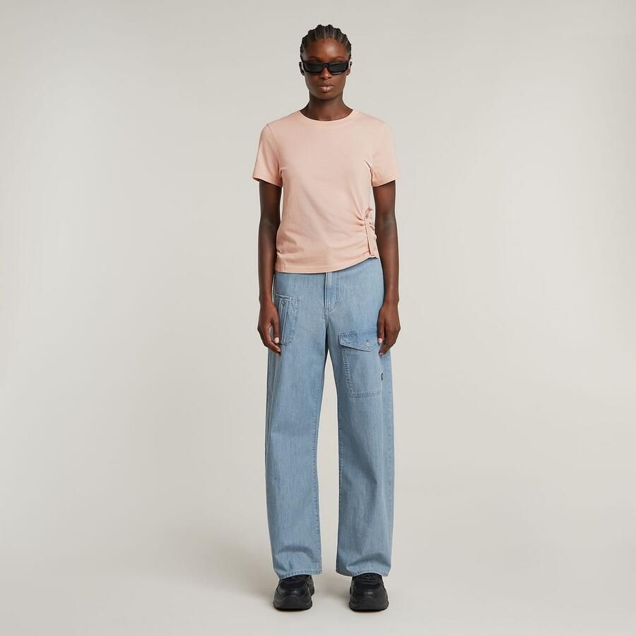 G-Star RAW Adjustable Slim T-shirt Roze Dames - Foto 2