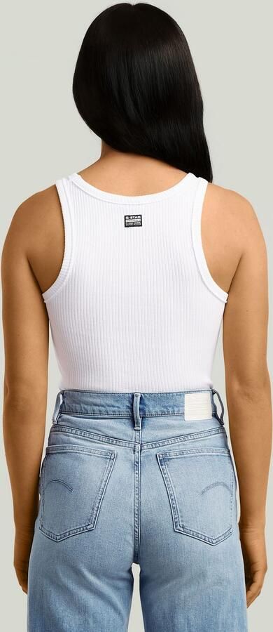 G-Star RAW Tanktop Geribbeld Tanktop - Foto 4