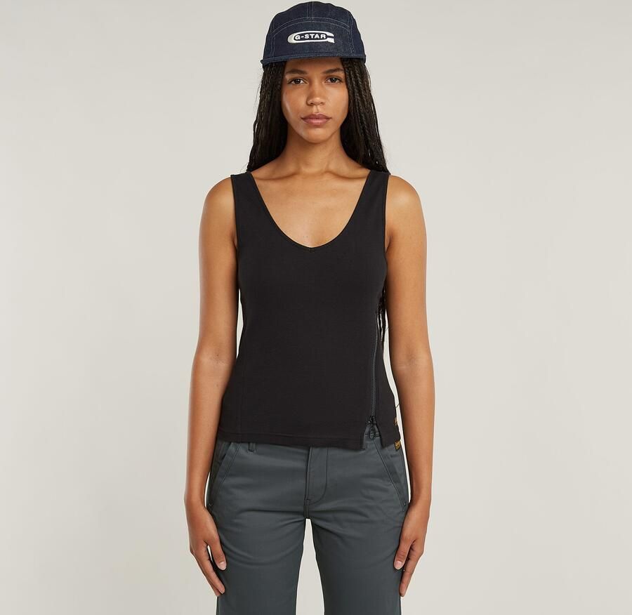 G-Star RAW Top Asymmetrical Zip met een ritssluiting - Foto 6