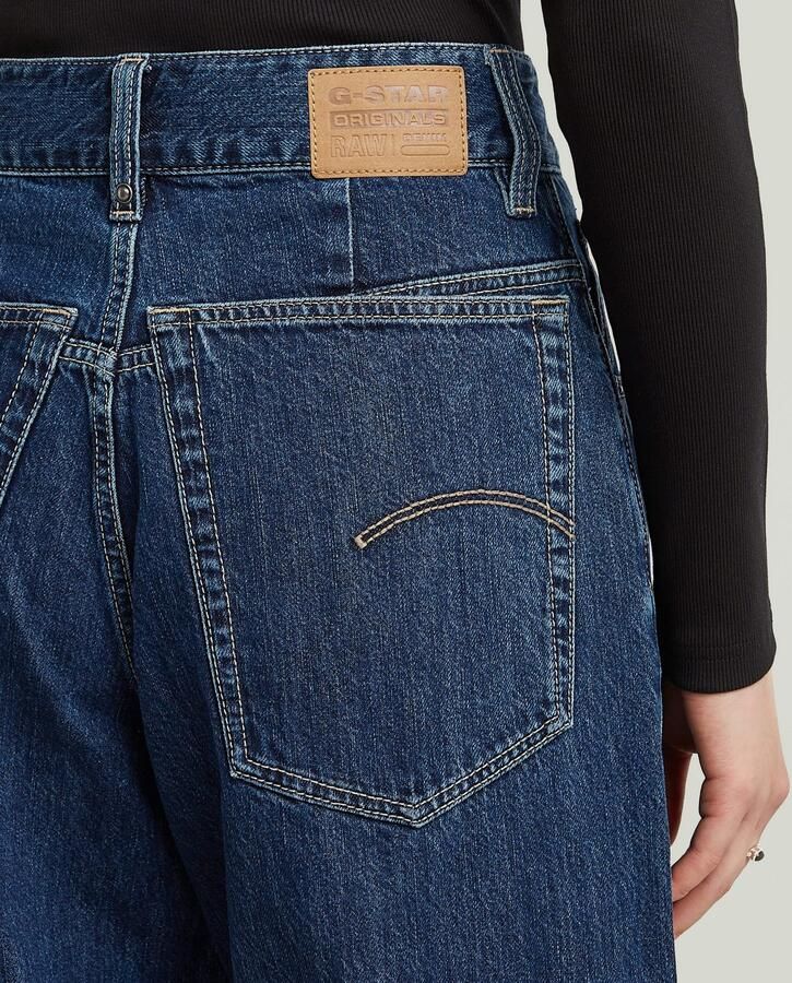 G-Star RAW Skater High Loose Jeans Donkerblauw Dames - Foto 8