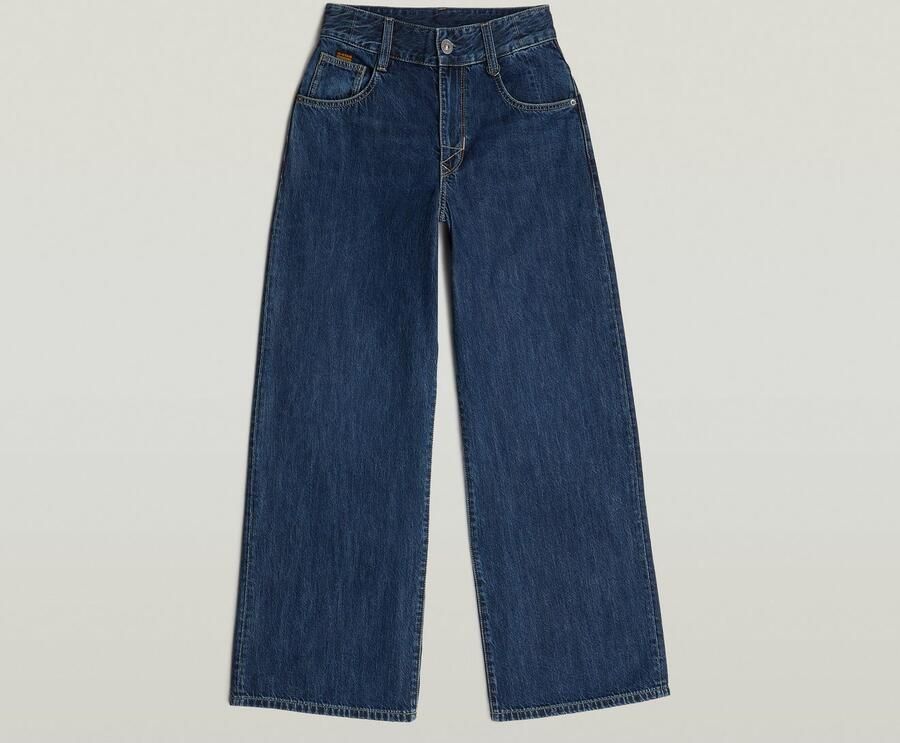 G-Star RAW Skater High Loose Jeans Donkerblauw Dames - Foto 7