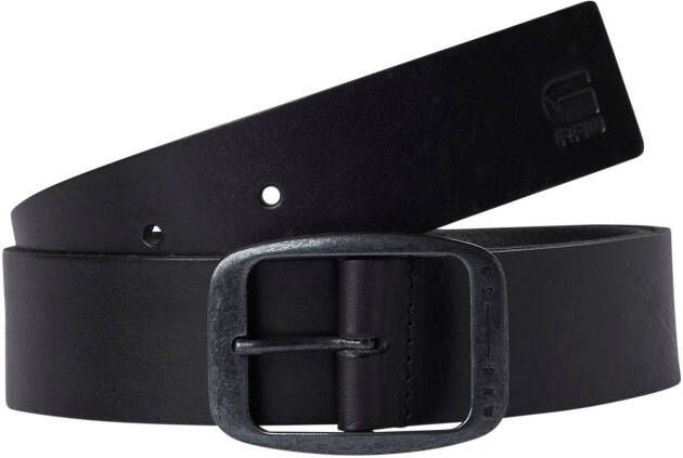 G-Star RAW Leren riem GS riem Mett