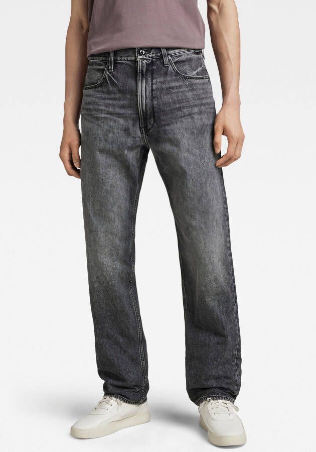G-Star RAW Type 49 Relaxed Straight Jeans Grijs Heren