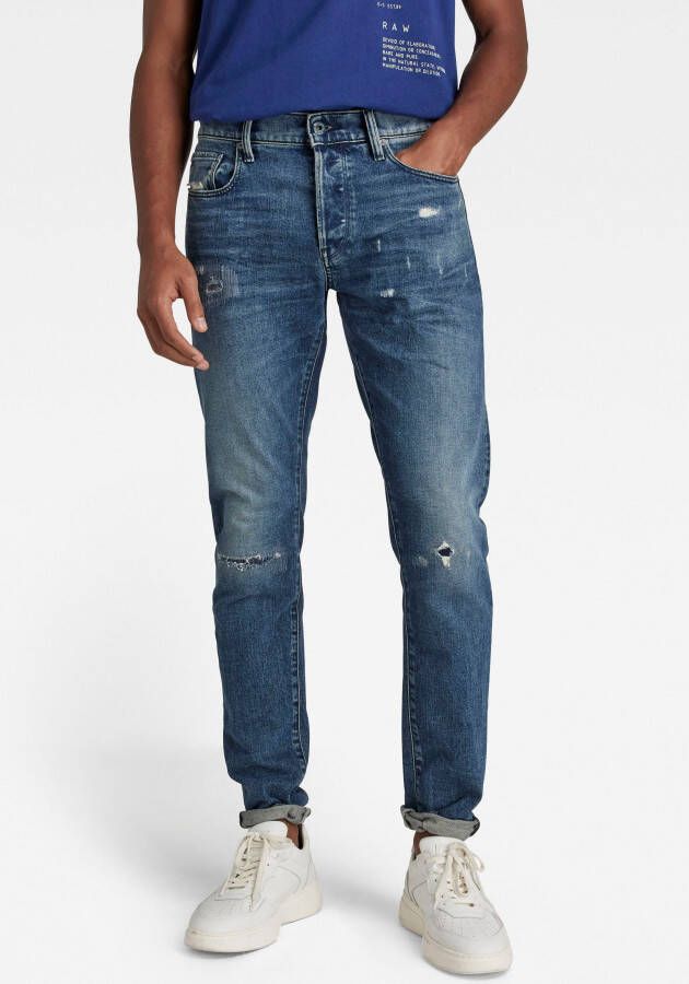G-Star RAW 3301 Slim Jeans Midden blauw Heren