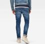 G-Star Raw Blauwe Slim Fit Jeans 8968 Elto Superstretch - Thumbnail 3