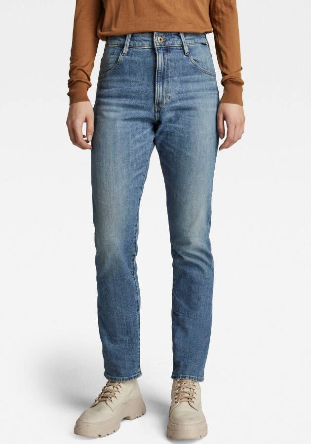G-Star RAW Virjinya Slim high waist fit jeans met biologisch katoen antique faded blue opal - Foto 2
