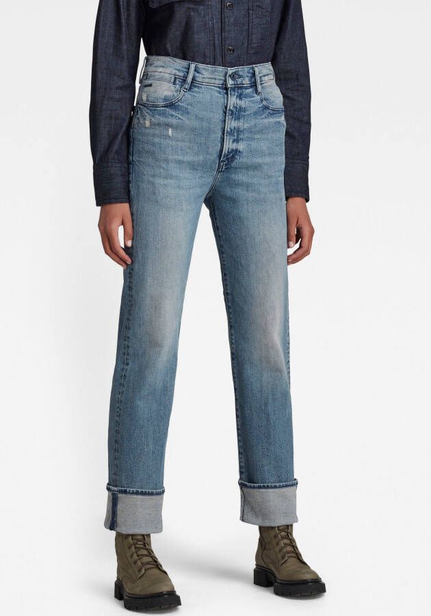 G-Star RAW Straight jeans Tedie Ultra High Straight authentieke wassing met used-effecten