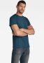 G-Star RAW Base-S T-Shirt Midden blauw Heren - Thumbnail 1