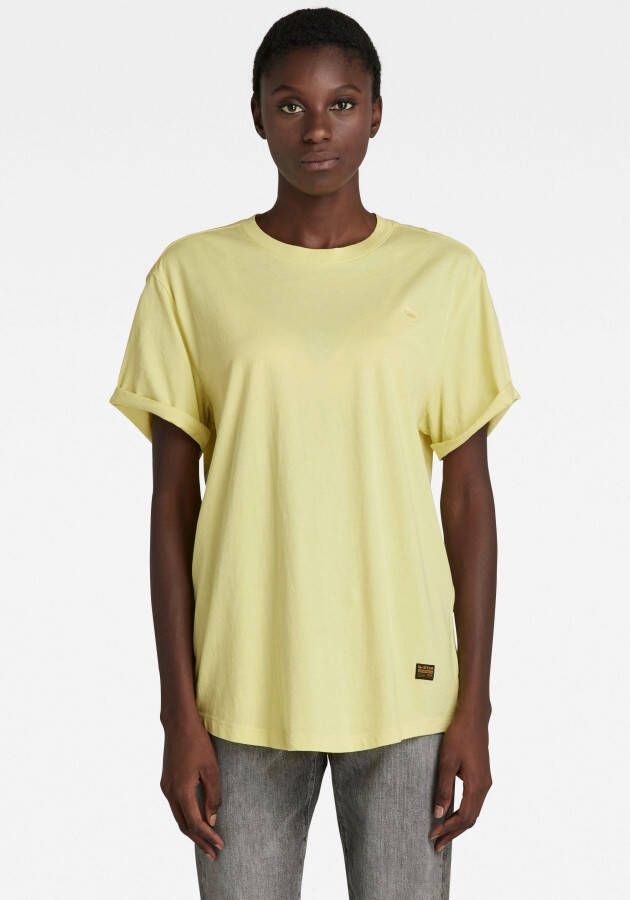 G-Star RAW T-shirt Lash fem loose r t met omslag aan de mouwen