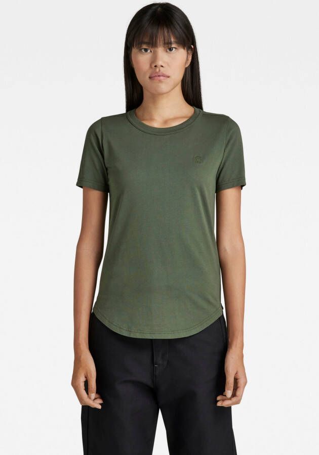 G-Star RAW T-shirt Mysid r t optic slim met print op de mouw