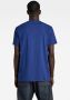 G-Star RAW Old Skool Originals T-Shirt Midden blauw Heren - Thumbnail 1