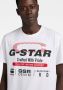 G-Star RAW Old Skool Originals T-Shirt Wit Heren - Thumbnail 1