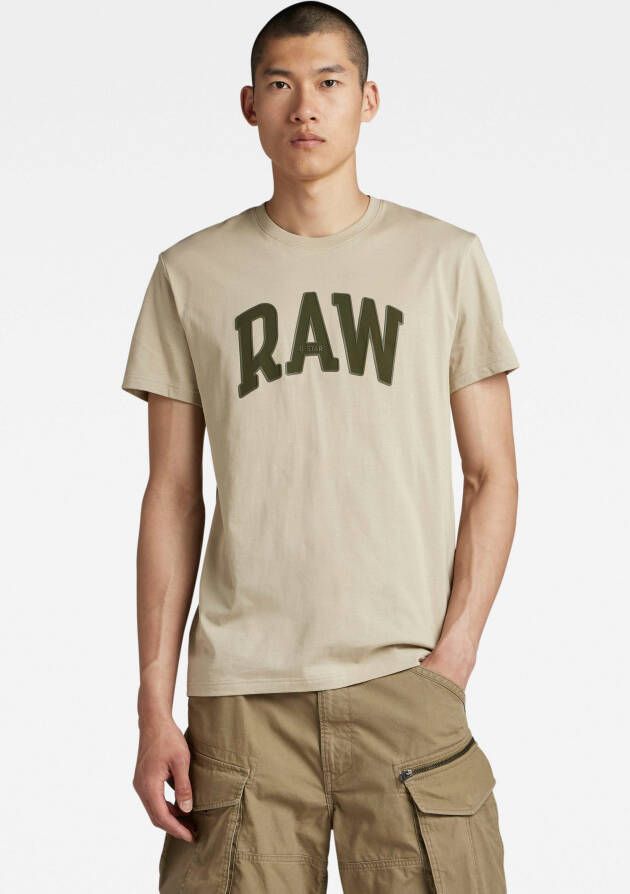 G-Star RAW University T-Shirt Beige Heren