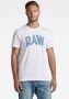 G-Star RAW University Grafisch T-shirt White Heren - Thumbnail 2