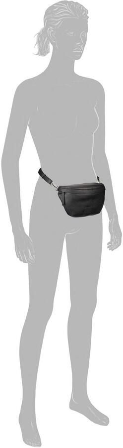 Gabor Buiktasje Elfie uit fijn nerf glad kunstleer en met een logo rubber patch - Foto 4