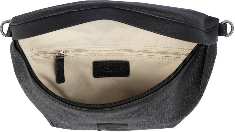 Gabor Buiktasje Elfie uit fijn nerf glad kunstleer en met een logo rubber patch - Foto 2