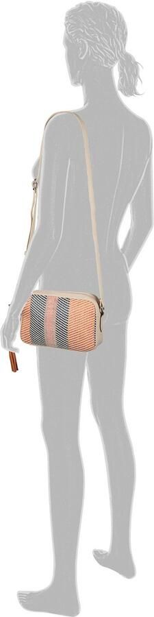 Gabor Handtas Annett in bamboe-look bezet met glad kunstleer en een franjes hanger - Foto 3