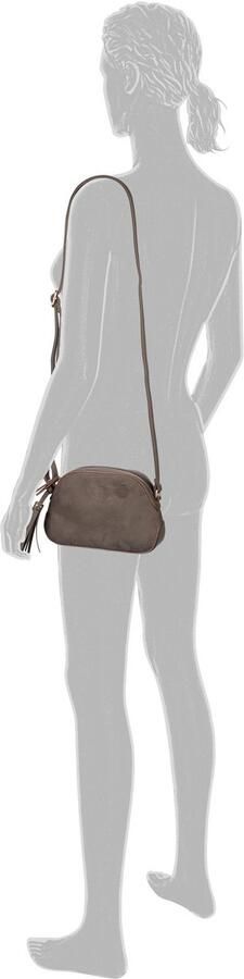 Gabor Handtas Anthea Combinatie van veloursimitatie en leerimitatie en met klinknagels bezette hangers - Foto 4