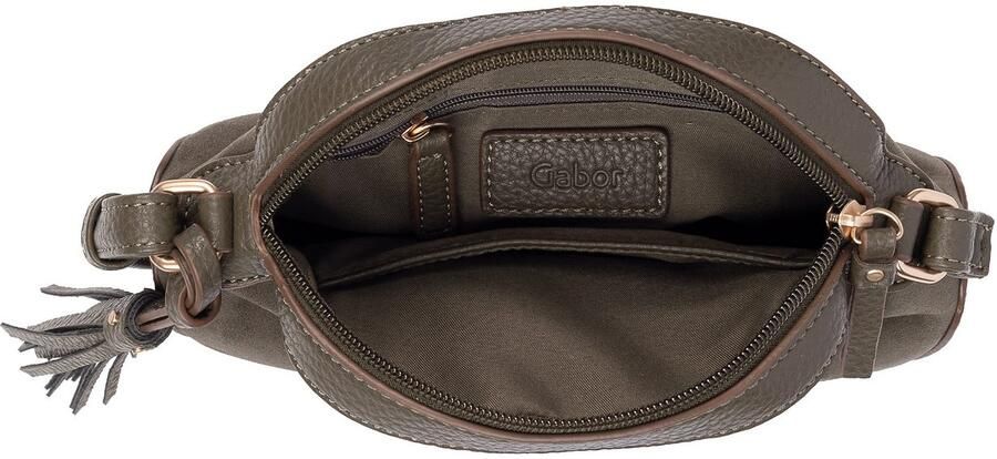 Gabor Handtas Anthea Combinatie van veloursimitatie en leerimitatie en met klinknagels bezette hangers - Foto 3