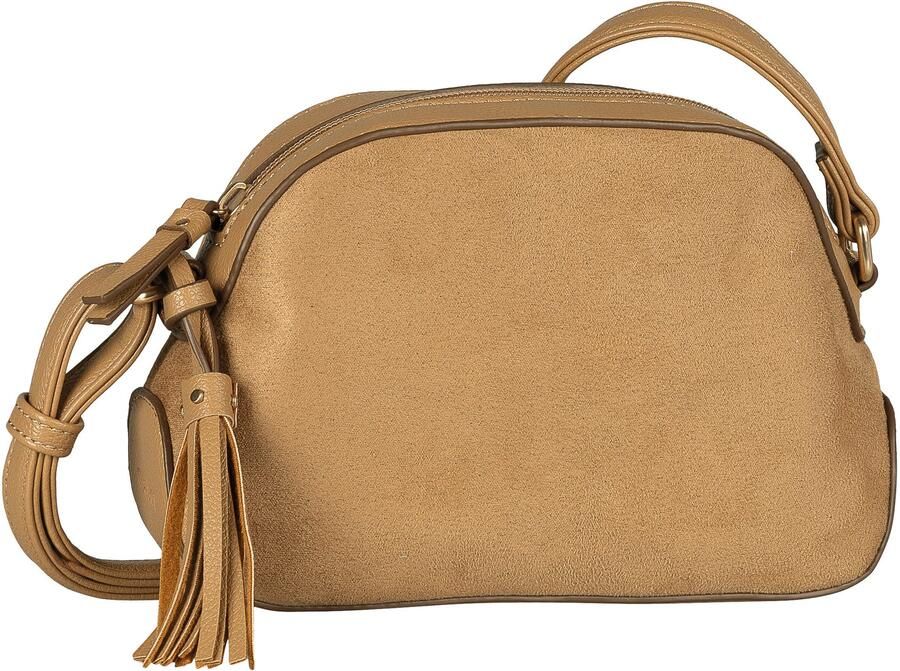 Gabor Handtas Anthea Combinatie van veloursimitatie en leerimitatie en met klinknagels bezette hangers - Foto 5