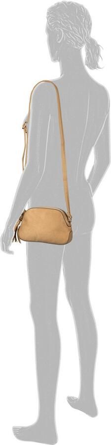 Gabor Handtas Anthea Combinatie van veloursimitatie en leerimitatie en met klinknagels bezette hangers - Foto 4