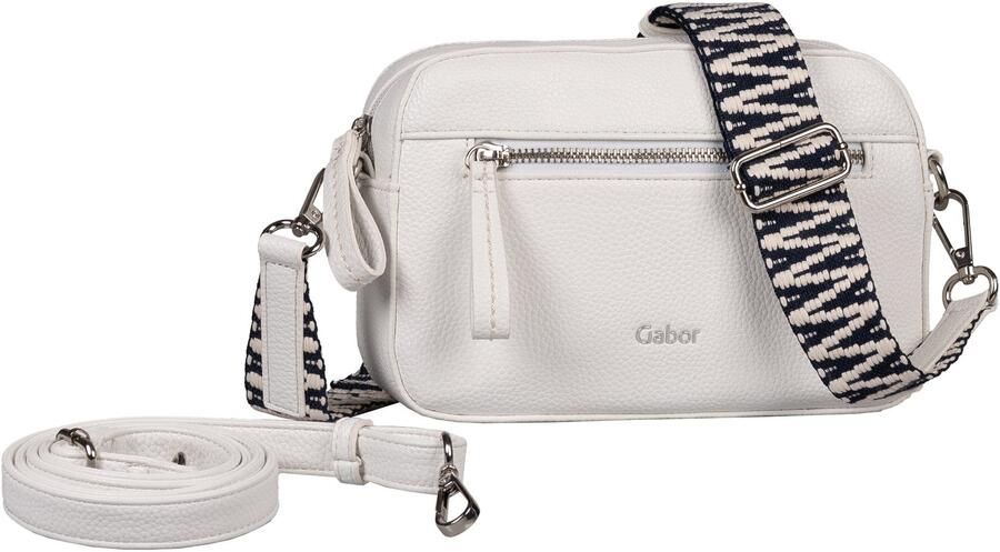 Gabor Handtas Silena hoogwaardig geweven riem en een verfijnd logo - Foto 4