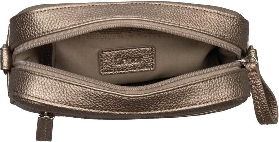 Gabor Handtas Silena hoogwaardig geweven riem en een verfijnd logo