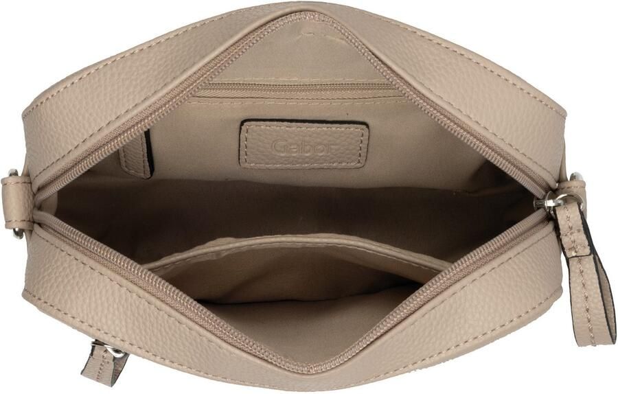 Gabor Handtas Silena hoogwaardig geweven riem en een verfijnd logo