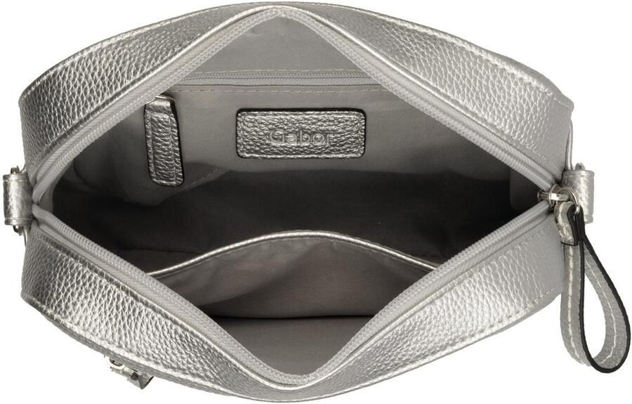 Gabor Handtas Silena hoogwaardig geweven riem en een verfijnd logo