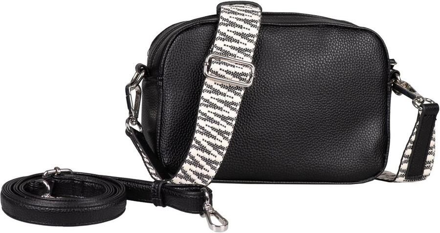 Gabor Handtas Silena hoogwaardig geweven riem en een verfijnd logo