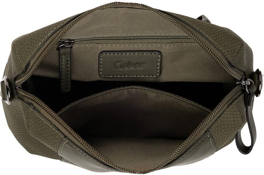 Gabor Handtas WANDA van licht generfd imitatieleer met slangenstructuur en stiksels - Foto 2