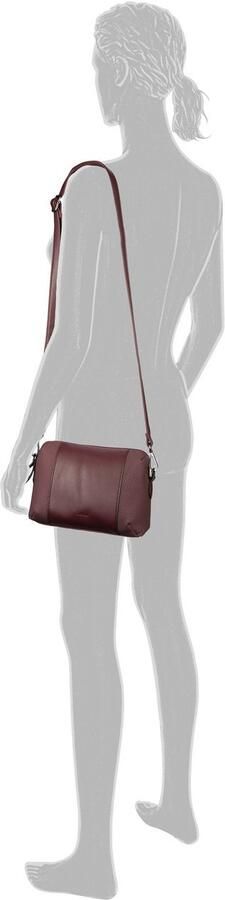 Gabor Handtas WANDA van licht generfd imitatieleer met slangenstructuur en stiksels - Foto 4