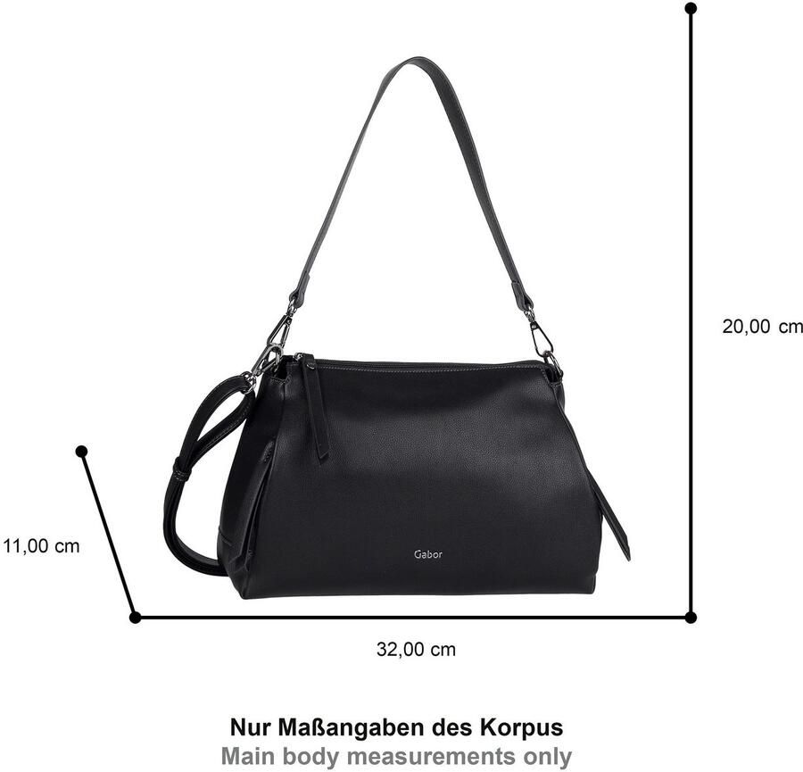 Gabor Hobo-tas Jenny bijzonder zachte lichte modellen van zacht generfd imitatieleer