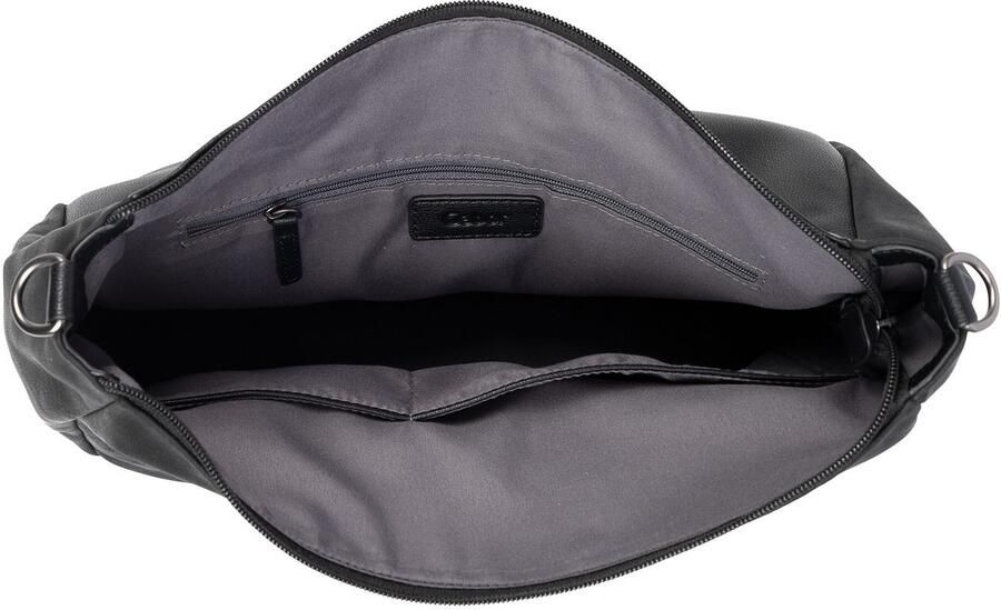 Gabor Hobo-tas Lida zacht nubuck-imitatieleer en vor met uitvoerige schouderrie - Foto 3