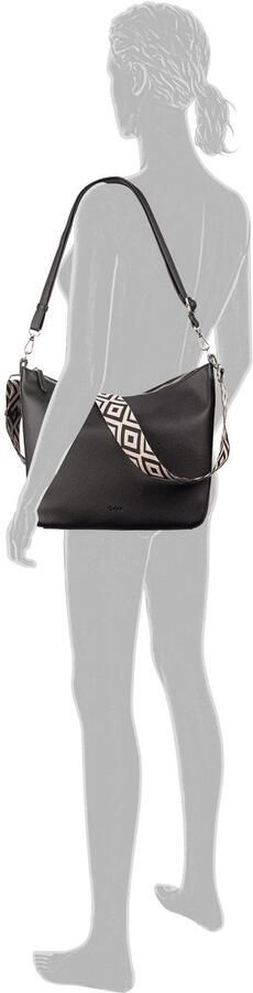 Gabor Hobo-tas LINDA zacht kunstleer met elegante schouderband van edel weefband - Foto 2