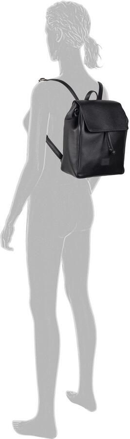 Gabor Rugzak Elfie uit fijn nerf glad kunstleer en met een logo rubber patch - Foto 4